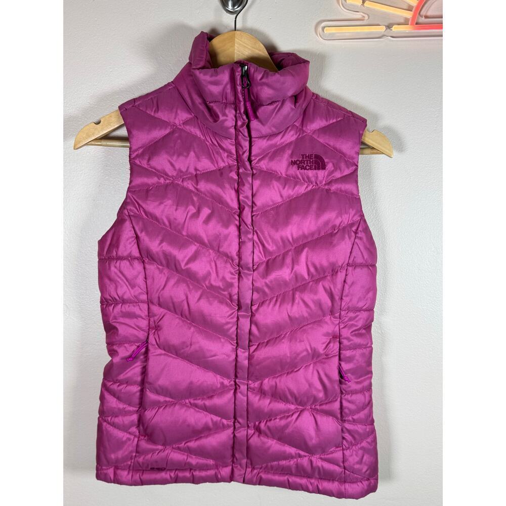 The North Face Pink Goose Down 700 Fill Puffer Vest XS Ski Hike Gorpcore Outdoor